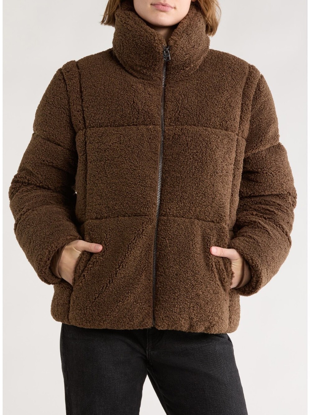 Lucky Brand 'Missy' Faux Fur Coat